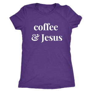 Aniston Coffee & Jesus Tee