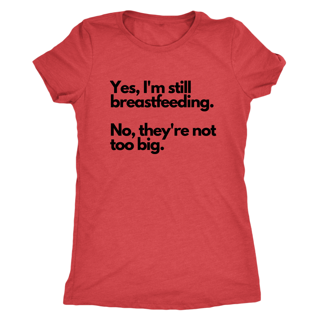 Aubrey "Yes, I'm still breastfeeding" tee